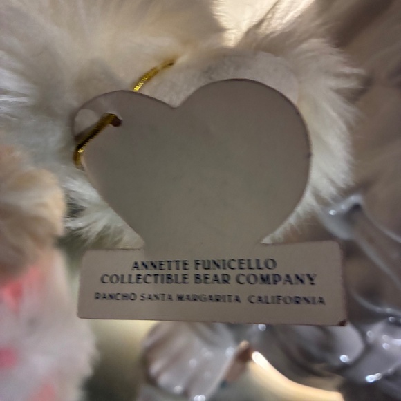 14” Annette Funicello BearWith Bunny Slippers Dream Keeper - Picture 3 of 9